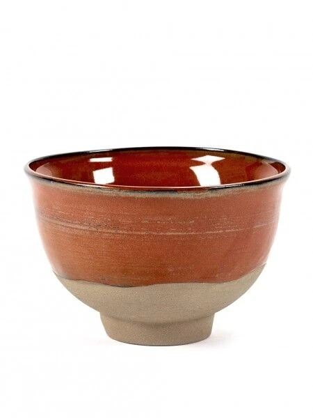 Serax Merci Meal X3 Kom No 2 Large ø 15 Cm Aardewerk Rood/bruin 1 Serax Merci Meal X3 Kom No 2 Large ø 15 Cm Aardewerk Rood/bruin