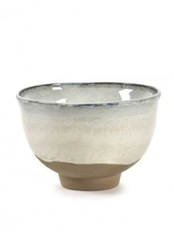 Serax Merci Meal X3 Kom No 2 Large ø 15 Cm Aardewerk Gebroken Wit/bruin