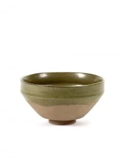 Serax Merci Meal X3 Kom No 3 Medium ø 12,5 Cm Aardewerk Groen/bruin
