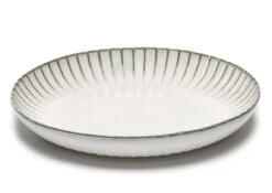 Serax INKU By Sergio Herman Serveerschaal M ø 32 Cm H 5 Cm Aardewerk Wit