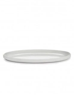 Serax Passe-Partout Bord Ovaal 33 X 22 Cm H 2,5 Cm Porselein Wit Mat