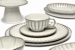 Serax INKU By Sergio Herman Hoog Bord S ø 19 Cm H 4 Cm Aardewerk Wit -Serax productdetail shopthelook inkutableware wit 2