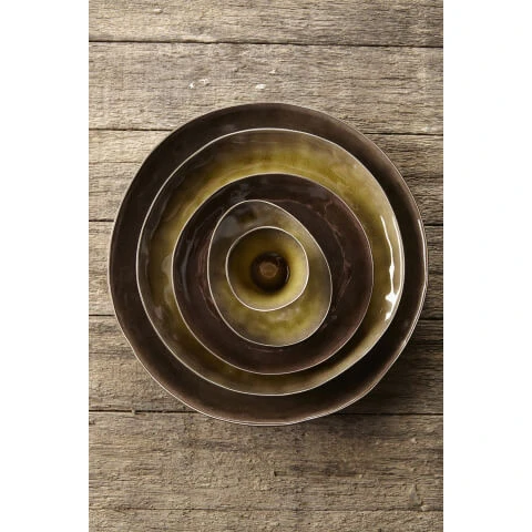 Serax Pure Schaal Rond ø 26 Cm Keramiek Bruin 2 Serax Pure Schaal Rond ø 26 Cm Keramiek Bruin - Afbeelding 2