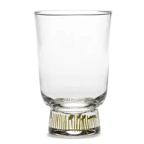 Serax Feast By Ottolenghi Glas 330 Ml Stripes Gold 1 Serax Feast By Ottolenghi Glas 330 Ml Stripes Gold