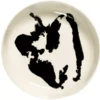 Serax Feast By Ottolenghi Hoog Bord ø 22 Cm H 4 Cm Aardewerk White + Pepper Black
