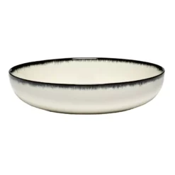 Serax Dé Tableware By Ann Demeulemeester Diep Bord Ø18,5 White/black A