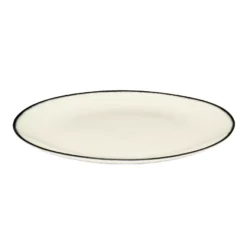 Serax Dé Tableware By Ann Demeulemeester Dinerbord Ø24 White/black 1