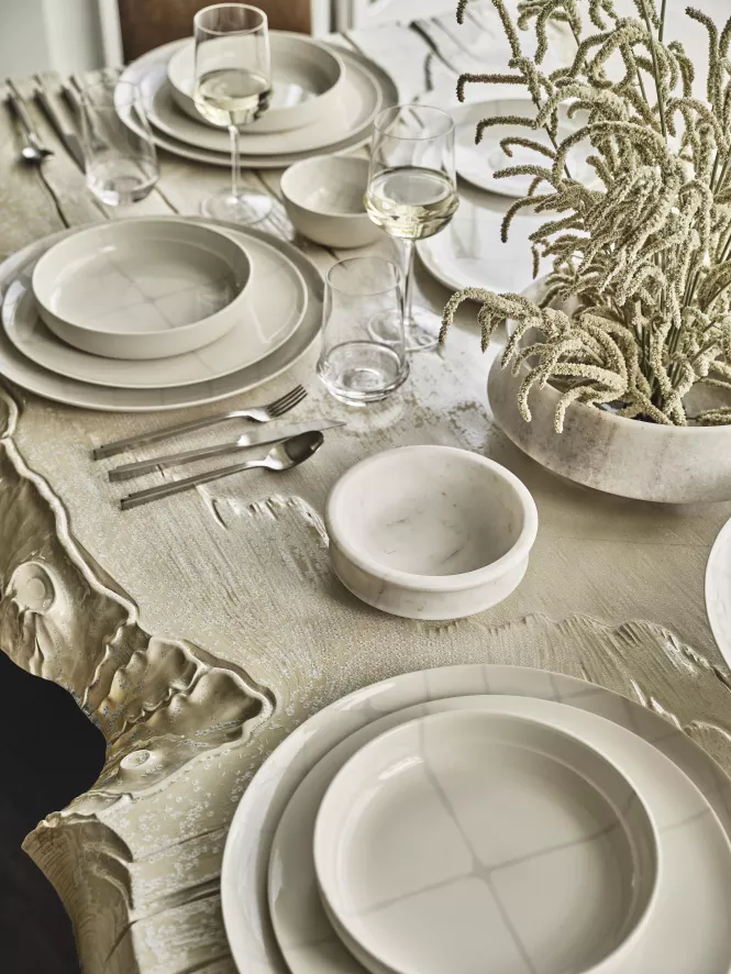 Serax Zuma By Kelly Wearstler Dinerbord Ø25 Salt 5 Serax Zuma By Kelly Wearstler Dinerbord Ø25 Salt - Afbeelding 5