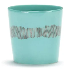 Serax Feast By Ottolenghi Mok 25cl Azure Stripes Red