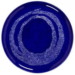Serax Feast By Ottolenghi Schaal Ø35 Dark Blue Dots White
