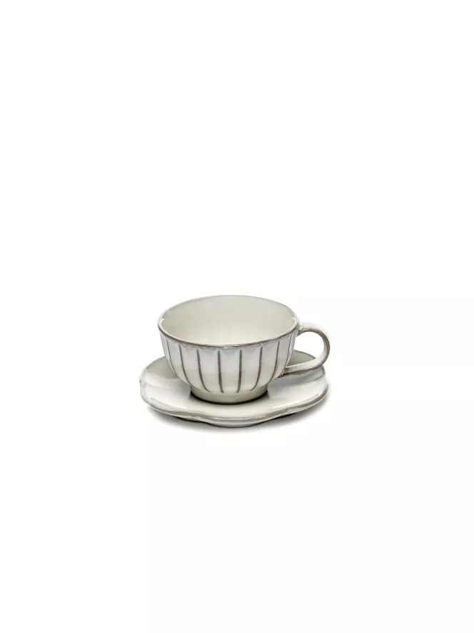 Serax Inku By Sergio Herman Gebaksbordje Ø13,9 White 5 Serax Inku By Sergio Herman Gebaksbordje Ø13,9 White - Afbeelding 5