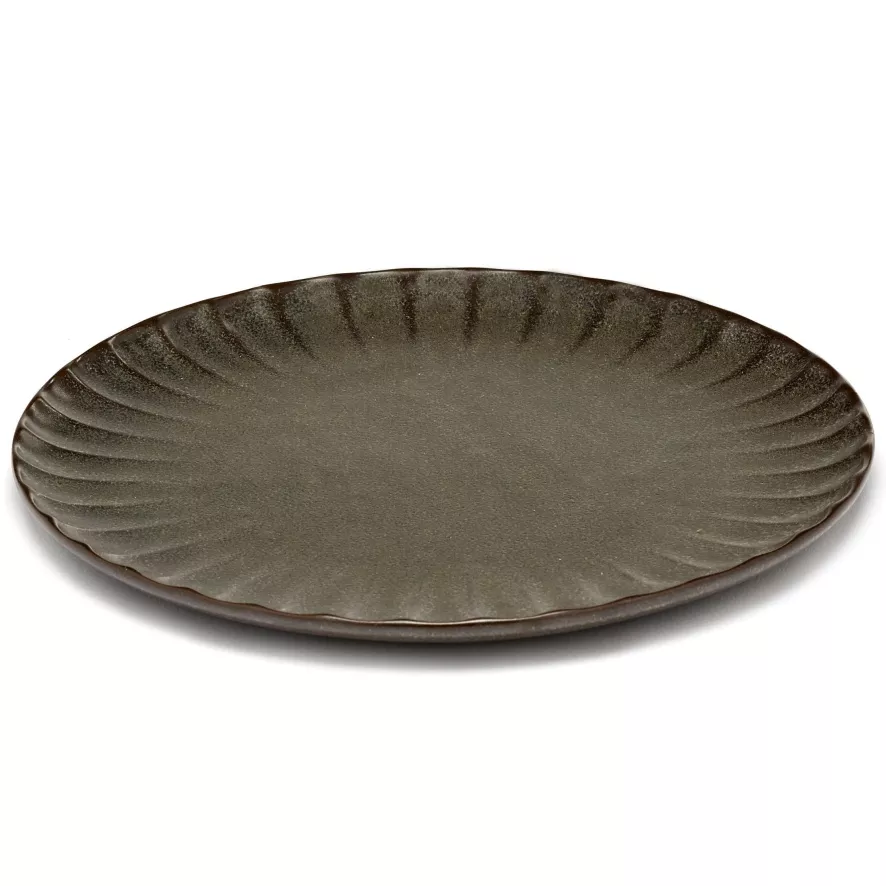 Serax Inku By Sergio Herman Ontbijtbord Ø18 Green 1 Serax Inku By Sergio Herman Ontbijtbord Ø18 Green