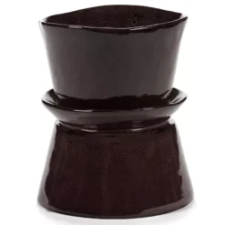 Serax La Mère By Marie Michielssen Vaas Ø19 Dark Brown