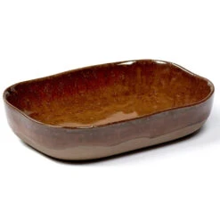 Serax La Nouvelle Table By Merci Schaal 10,5x14,5 Ocher/brown