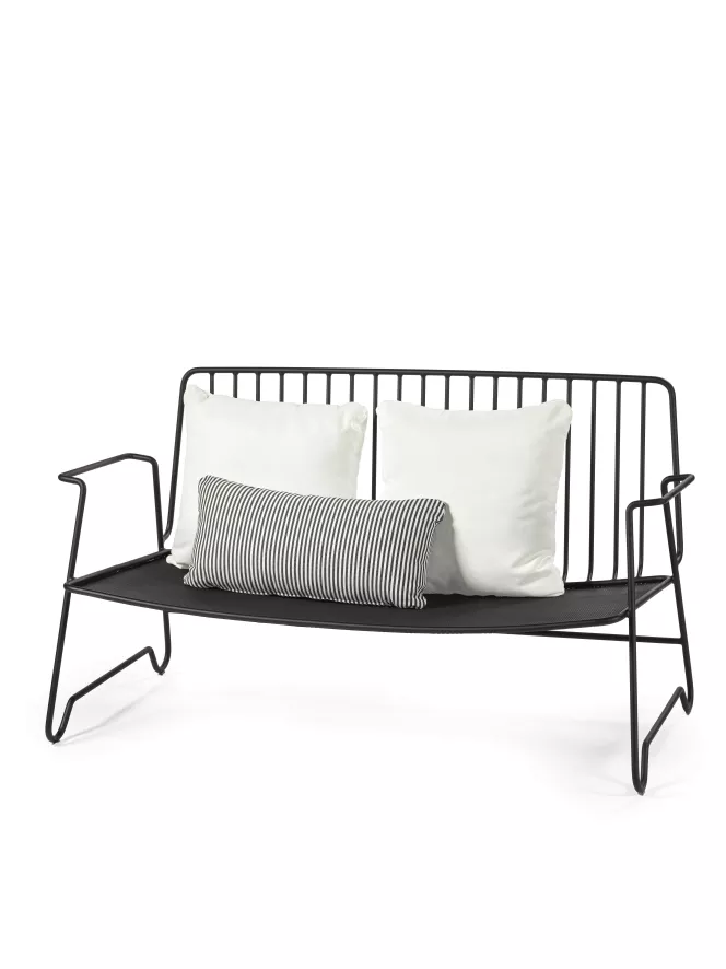 Serax Paola Navone Lounge Tuinbank Zwart 13 Serax Paola Navone Lounge Tuinbank Zwart - Afbeelding 13