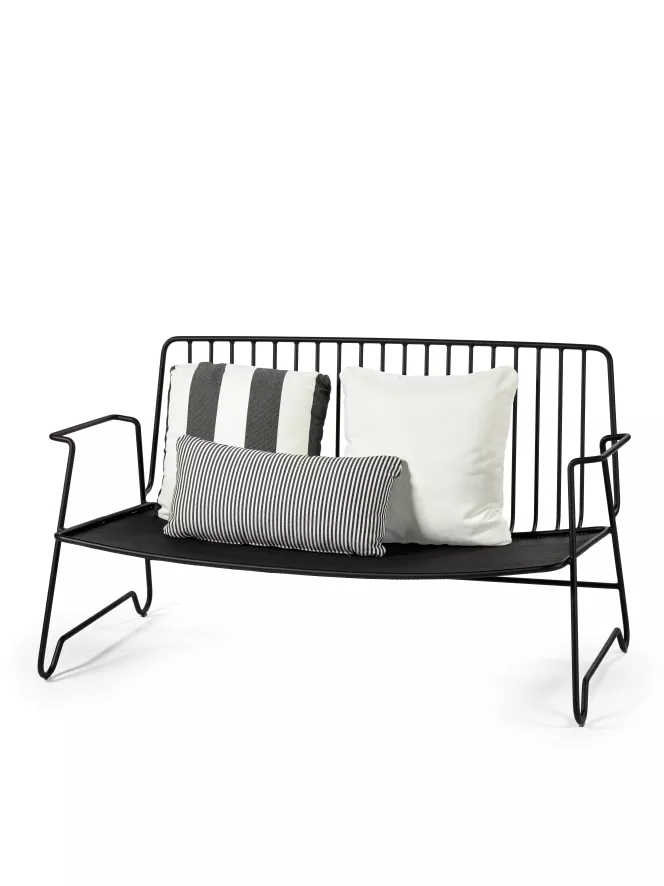 Serax Paola Navone Lounge Tuinbank Zwart 14 Serax Paola Navone Lounge Tuinbank Zwart - Afbeelding 14