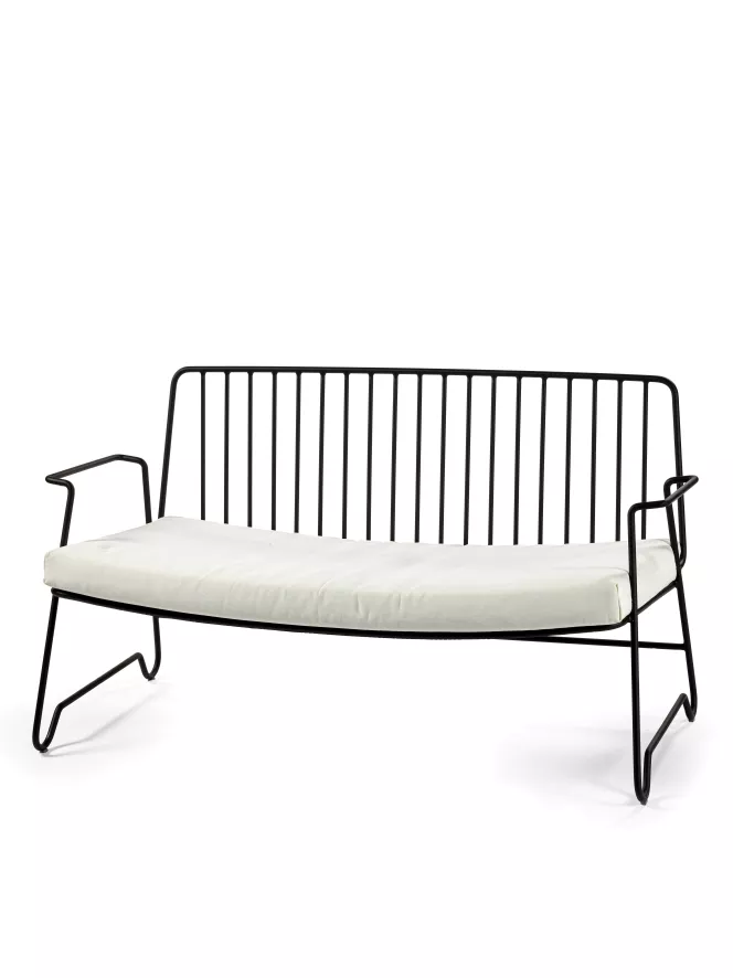 Serax Paola Navone Lounge Tuinbank Zwart 15 Serax Paola Navone Lounge Tuinbank Zwart - Afbeelding 15