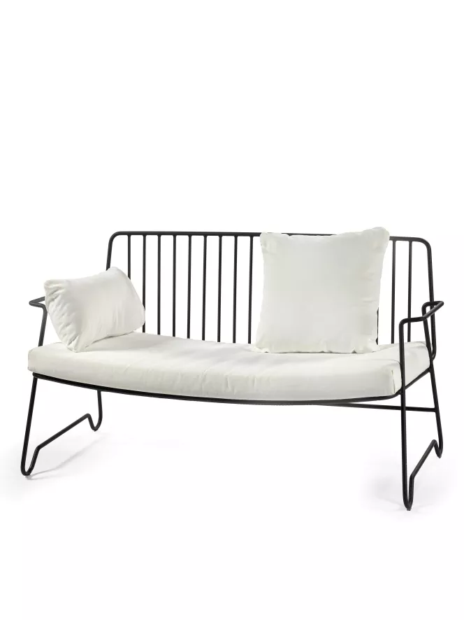 Serax Paola Navone Lounge Tuinbank Zwart 16 Serax Paola Navone Lounge Tuinbank Zwart - Afbeelding 16