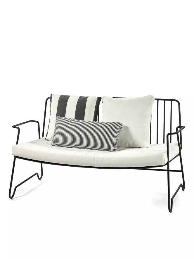 Serax Paola Navone Lounge Tuinbank Zwart 17 Serax Paola Navone Lounge Tuinbank Zwart - Afbeelding 17