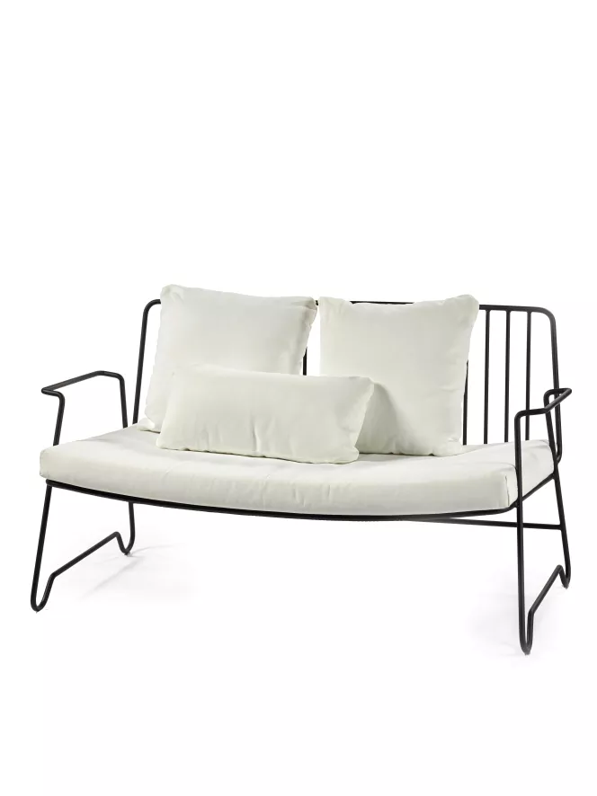 Serax Paola Navone Lounge Tuinbank Zwart 18 Serax Paola Navone Lounge Tuinbank Zwart - Afbeelding 18