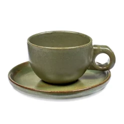 Serax Surface By Sergio Herman Kop En Schotel 13cl Camo Green