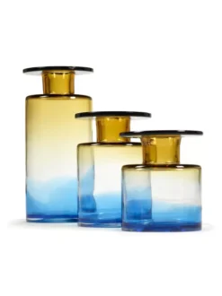 Serax Wind & Fire By Marie Michielssen Vaas Medium Blauw/amber -Serax x886x886 serax wind fire vaas 225.jpg.pagespeed.ic .pv3brpYpAs 1